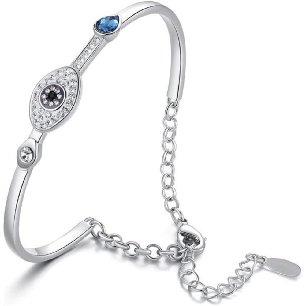 Crystal Evil Eye Bracelet